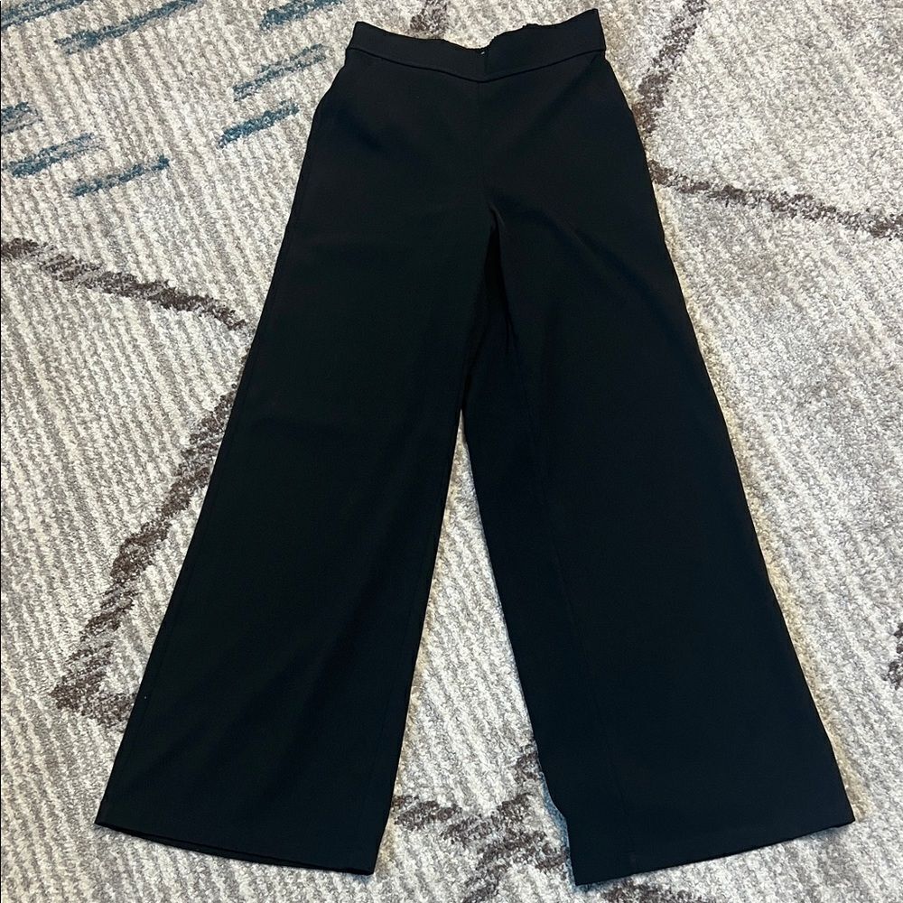 Max Studio London Black Dress Pants Elastic Waist XS